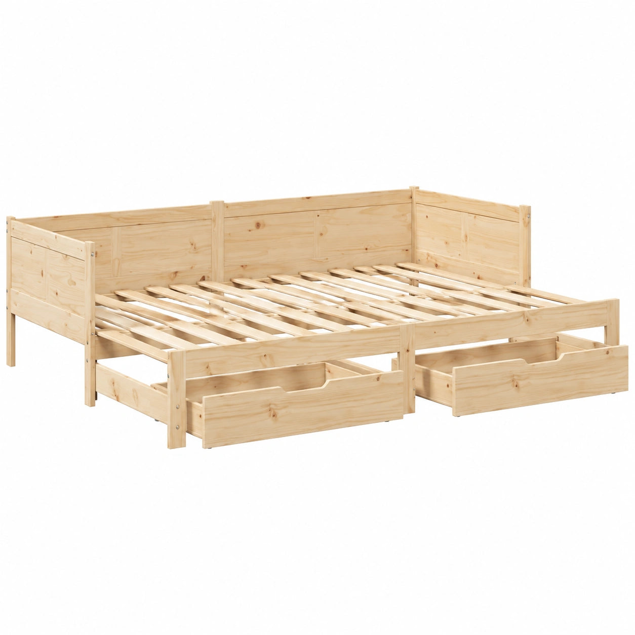 Canapé convertible, extensible, avec tiroirs, avec sommier, 90 x 190 cm, pour le salon ou la chambre d’amis