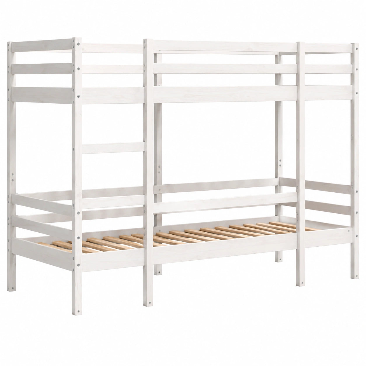 Lit gain de place, 75 x 190 cm, coloris blanc, pour la chambre