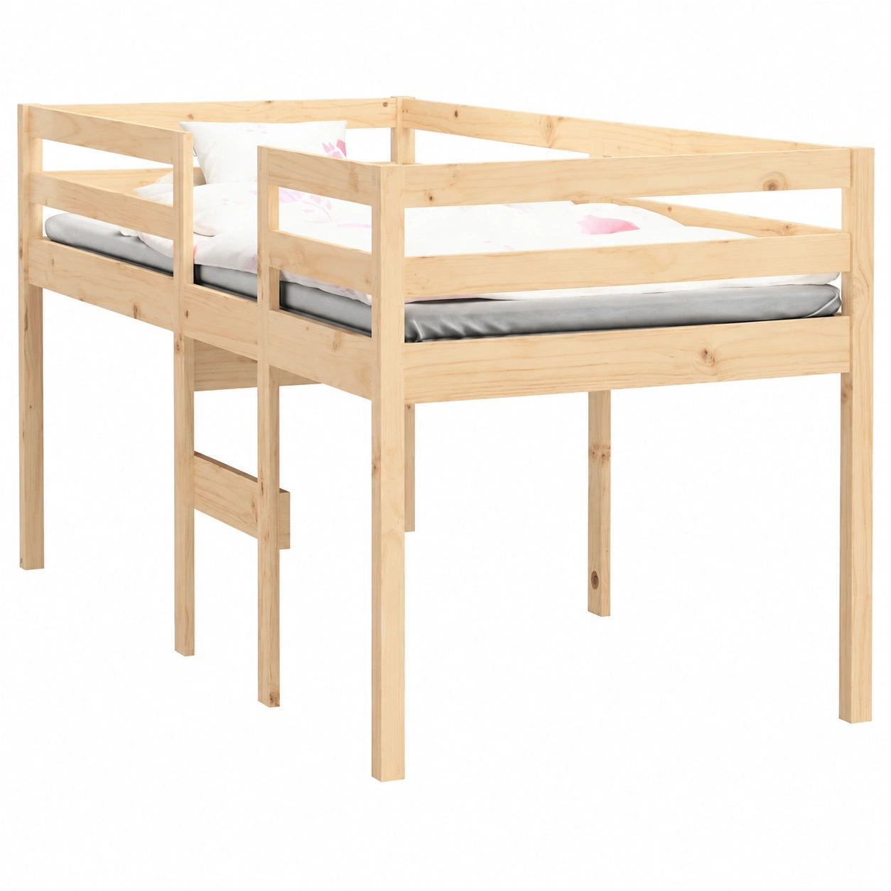 Lit gain de place, avec sommier, 90 x 200 cm, pour la chambre